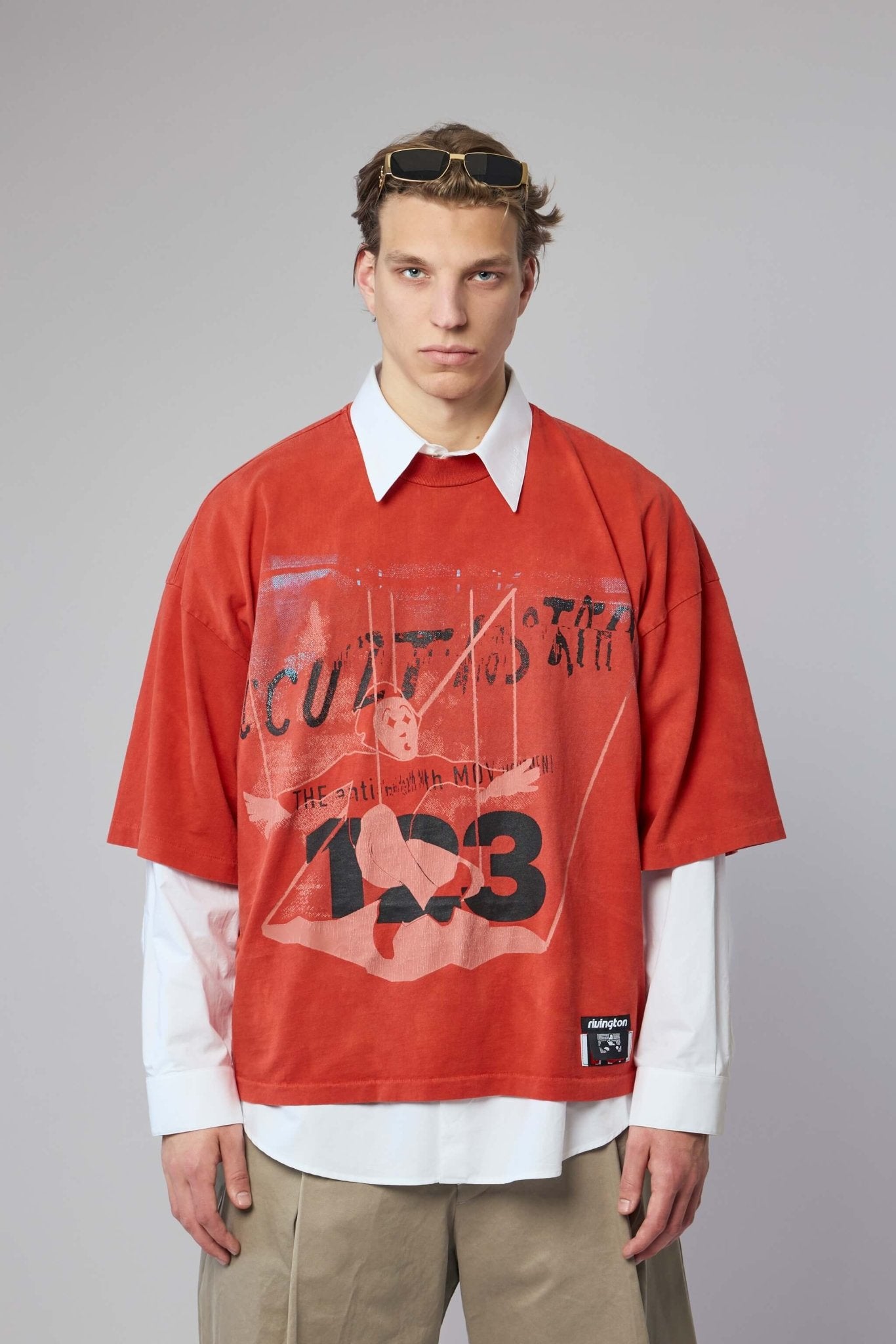 Left Out Vintage Tee Red