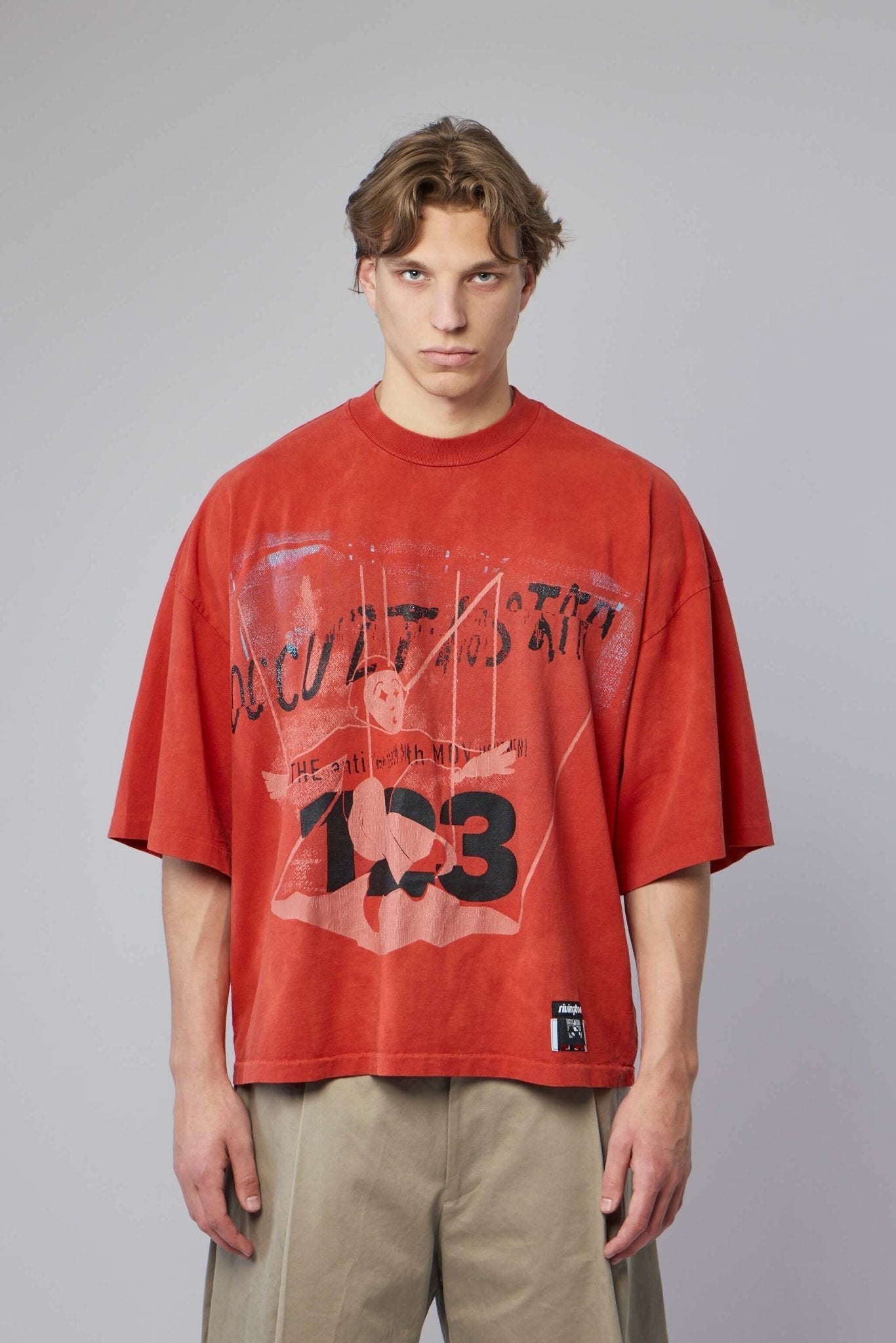 Left Out Vintage Tee Red