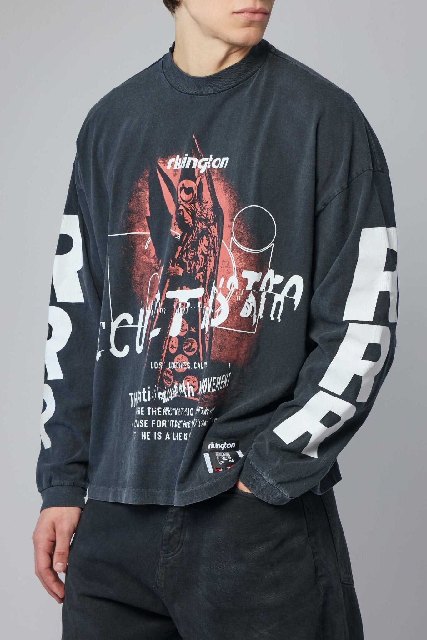 Occultista Vintage LS Tee Vintage Black
