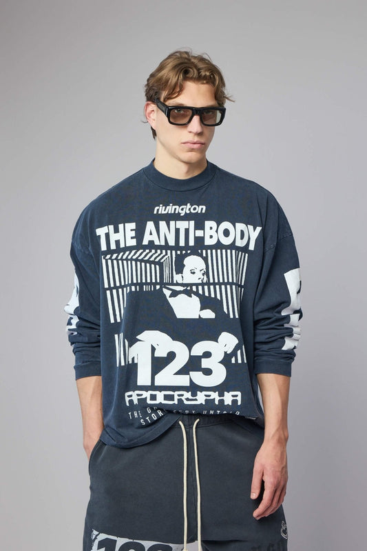 The Anti-body Vintage LS Tee Black