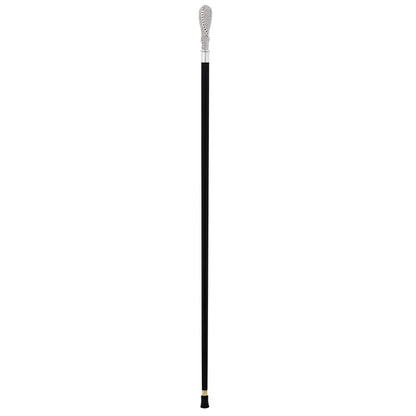 Opulent Italian: 925r Silver Cane w/ Extensive Swarovski Inlay