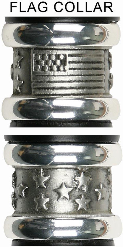 Polish Eagle Emblem Knob Stick: Large Knob, Pewter Collar