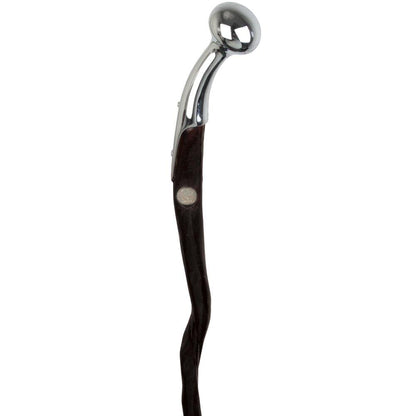 Bull Penis Silver Hame Handle Walking Cane