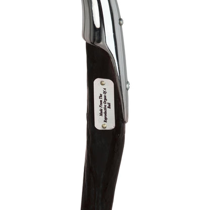 Bull Penis Silver Hame Handle Walking Cane