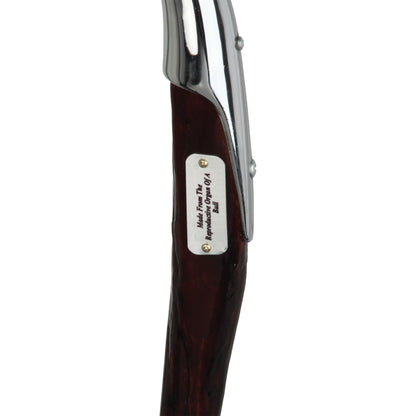 Bull Penis Silver Hame Handle Walking Cane