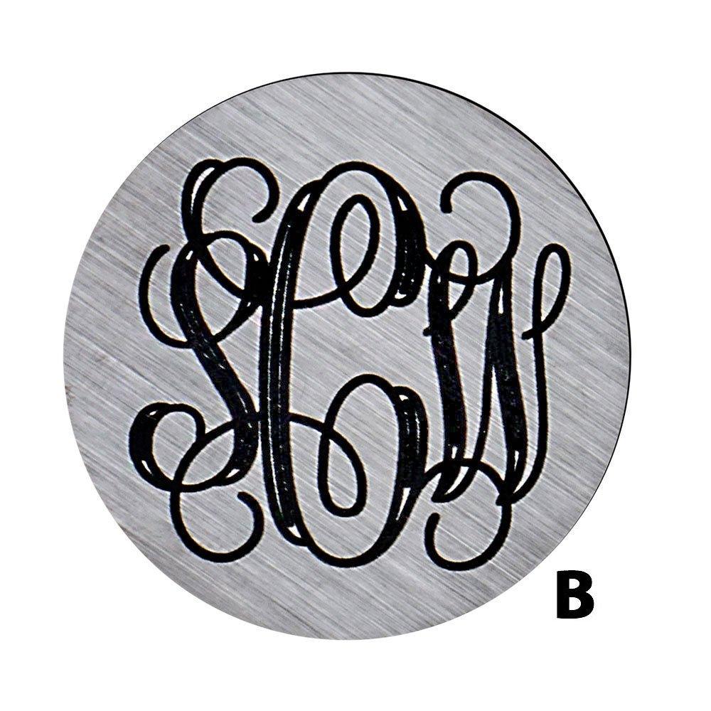 Custom Engrave Your Cane: Stainless Steel Circle Tag