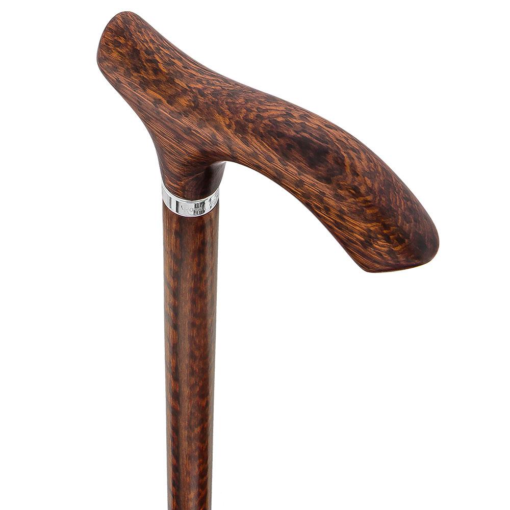 Super Luxury Fritz Cane: Genuine Snakewood Handle & Shaft