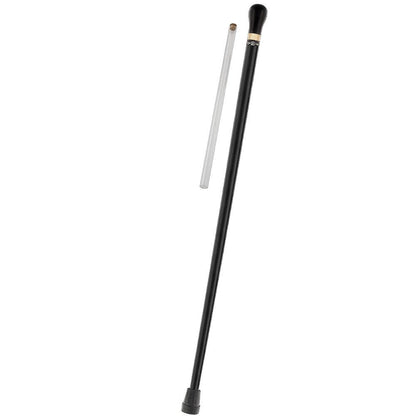 Brandy Flask Smuggler Knob Stick: Beechwood Shaft, Unique Design
