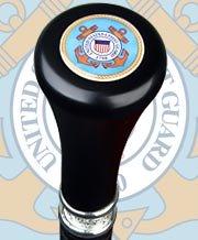 Coast Guard Flat Top Stick: Beechwood Shaft Pewter