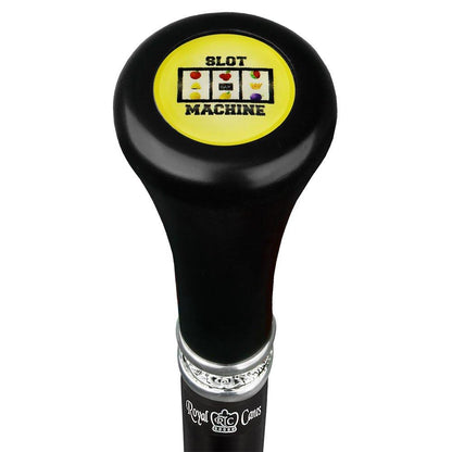Lucky Slots Casino Flat Top Stick: Beechwood Shaft Pewter