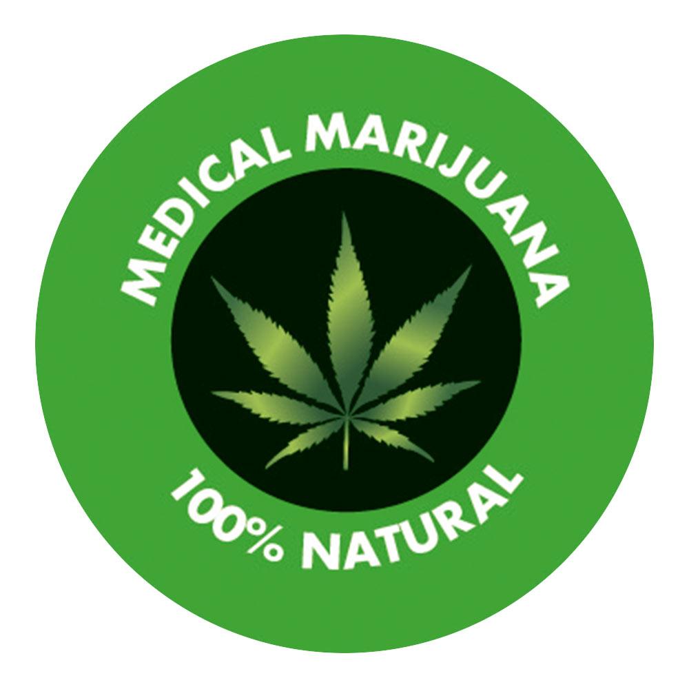 Medical Marijuana Flask Walking Stick w/ Black Beechwood Shaft & Pewter Collar
