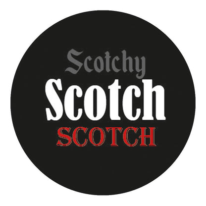 Scotchy Scotch Top Walking Stick w/ Black Beechwood Shaft & Pewter Collar
