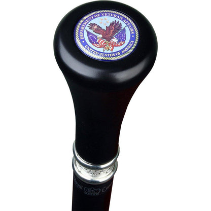 Veterans of War Flat Top Stick: Beechwood Shaft Pewter