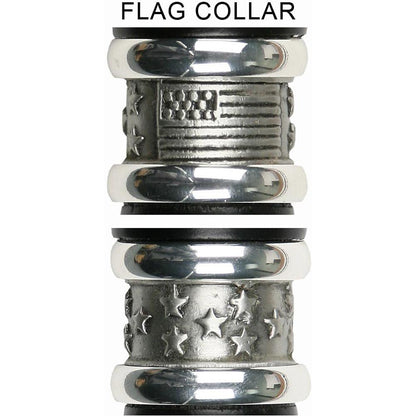 Veterans of War Knob Stick: Large Knob, Pewter Collar