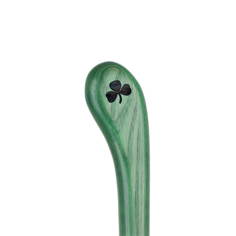 Shamrock Engraved Green Ash Riverbend Hiking Staff