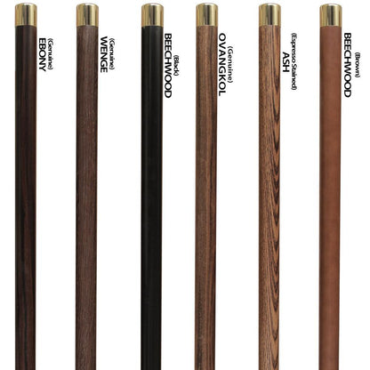 Premium Brass Skull Handle Walking Cane: Custom Shaft & Collar