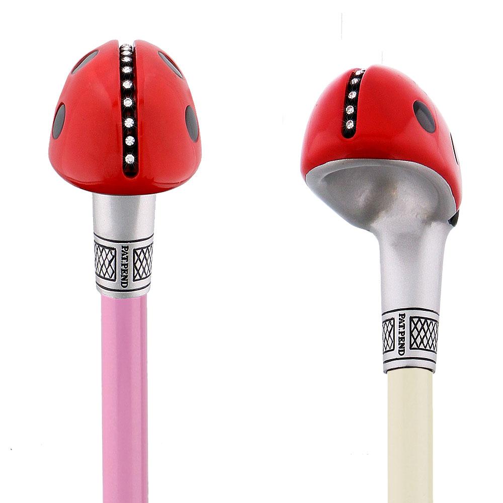 Ladybug Lola Signature 6-in-1 Ultimate Cane Kit with Travel Storage Bag