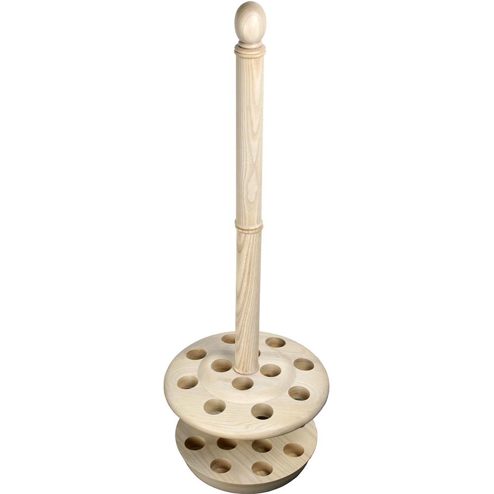 Unique Design Floor Cane Stand: Showcases Handles, Ash Wood