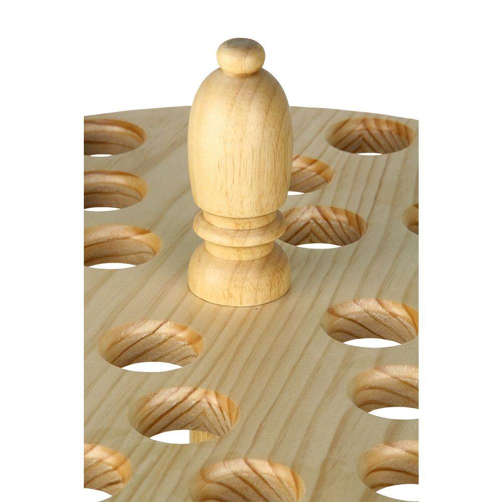 Collector's Dream: Round Walking Cane Stand in Pine Wood