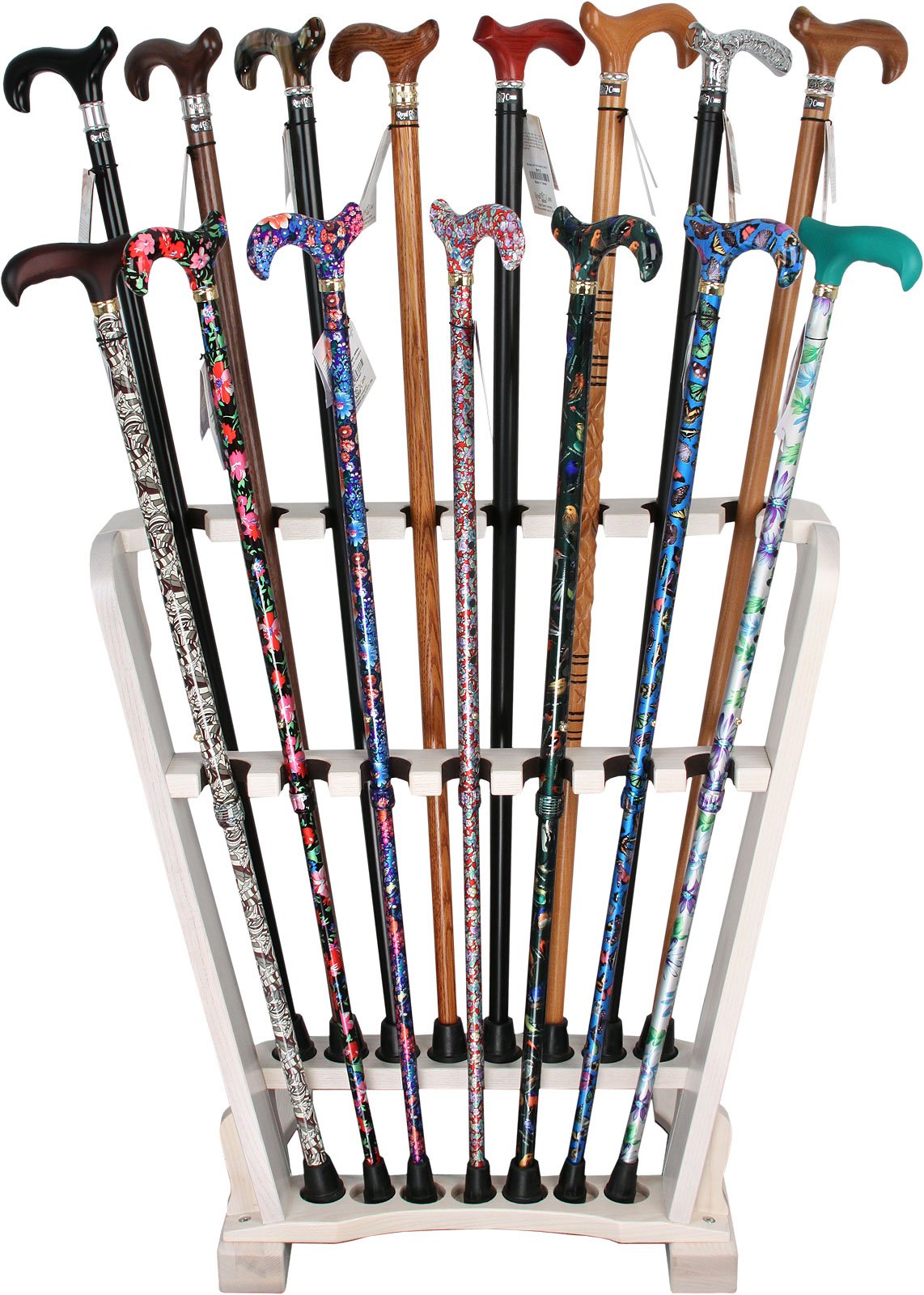 White Ash Wood Cane Stand
