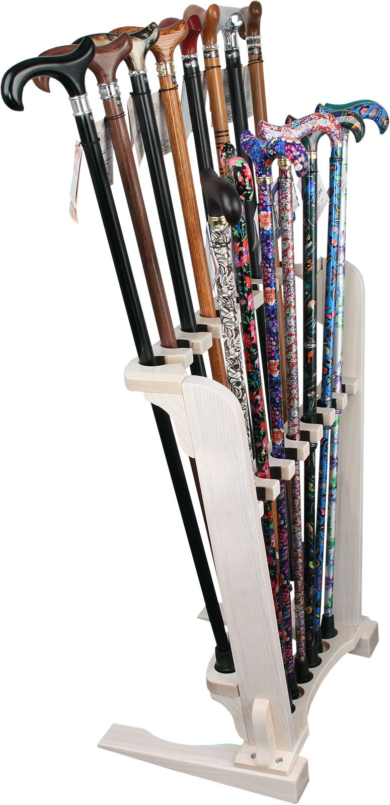 White Ash Wood Cane Stand