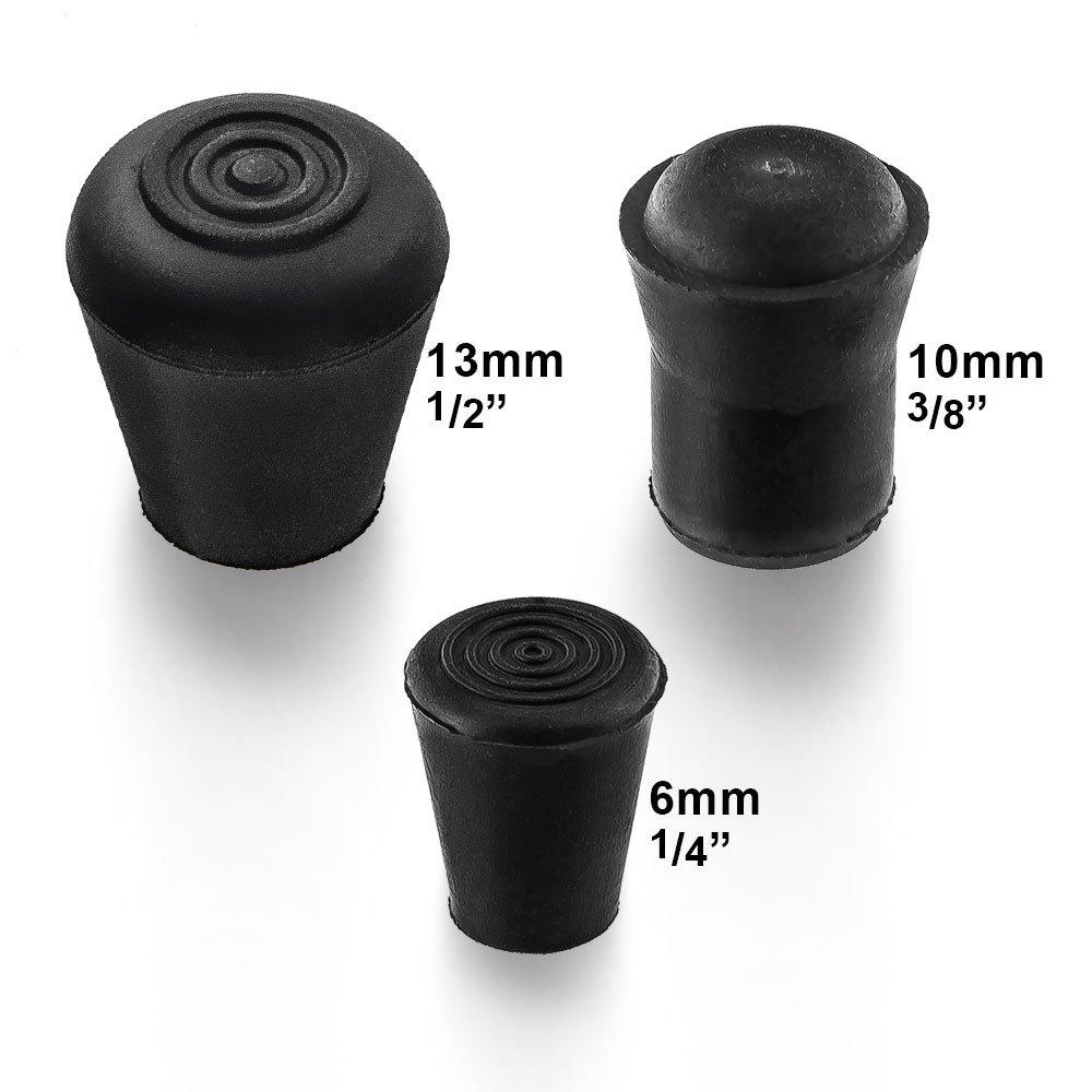 Compact & Discreet: Extra Small Low-Profile Rubber Tip