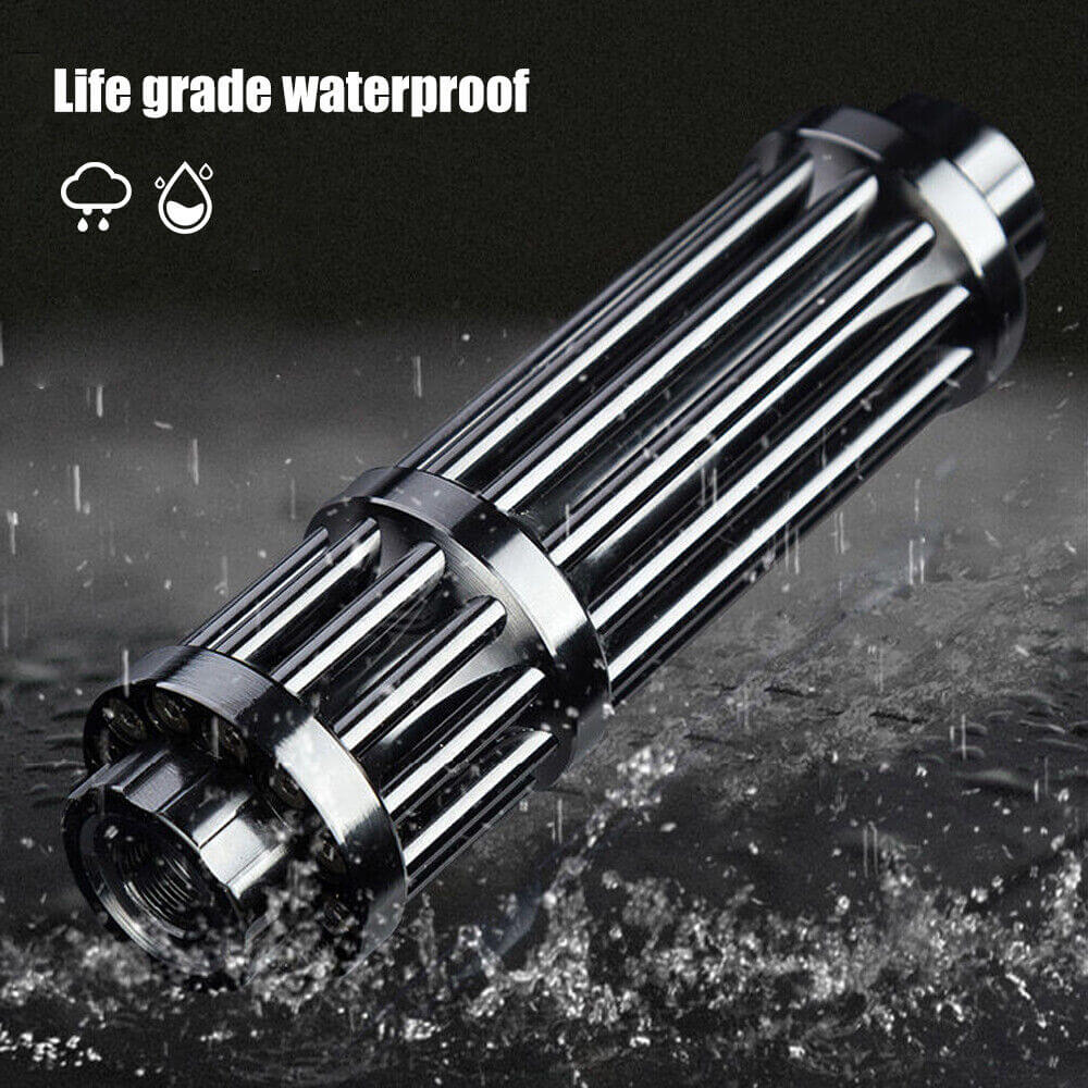 GS258-Blue Gatling Burning Laser Pointer Adjustable Visible Beam Dot Light
