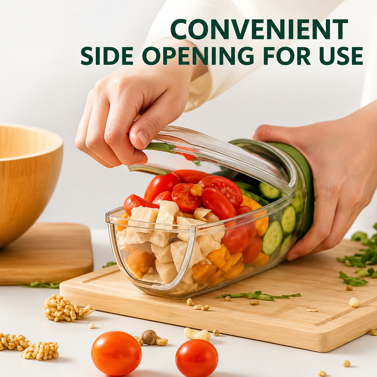Stylish Portable Salad Jar for Healthy On-the-Go Lunches