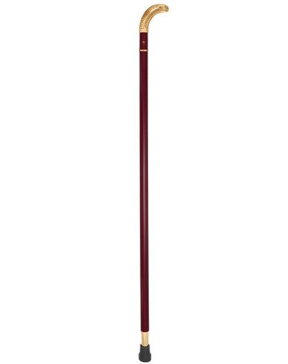 Custom RC Swords Brass Snake Handle Sword Cane – Mahogany Metal Shaft, 29" Blade