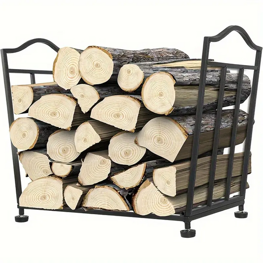 Firewood Rack Metal Outdoor Log Organizer