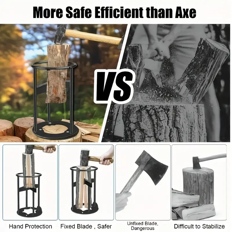 Manual Firewood Splitter Heavy-Duty