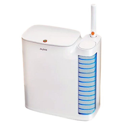 Bathroom Trash Can with Toilet Brush & 72 Heads