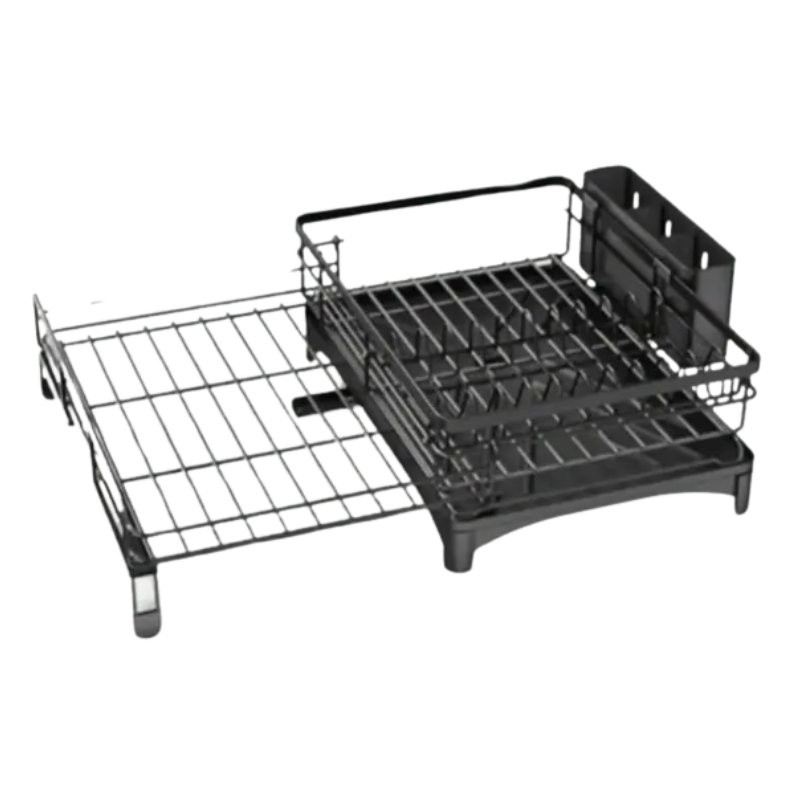 Dish Drying Expandable Rack with Cutlery Holder