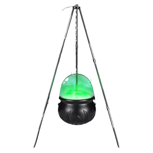 Patio Halloween Witch Cauldron Set