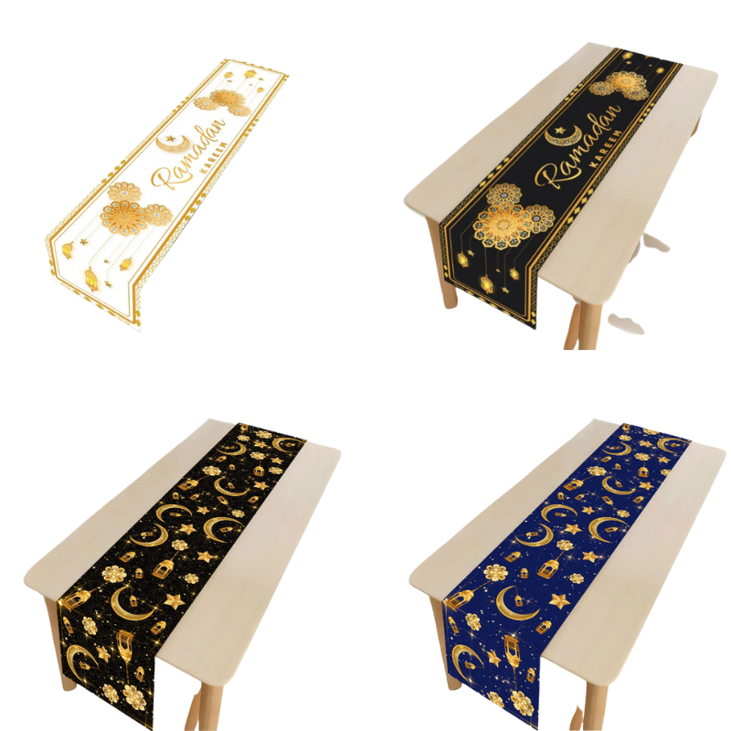 Ramadan Kareem Table Runner Eid Mubarak Decor