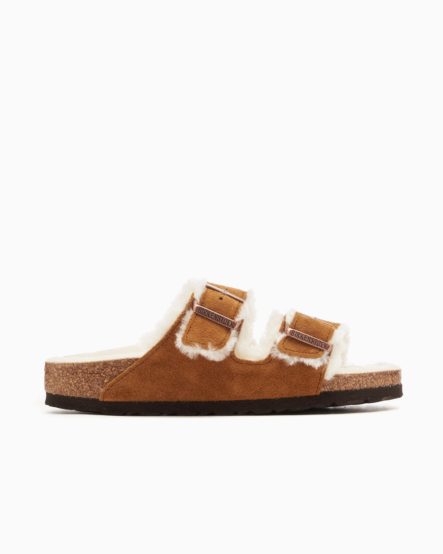 BIRKENSTOCK Arizona Shearling Suede Leather Narrow