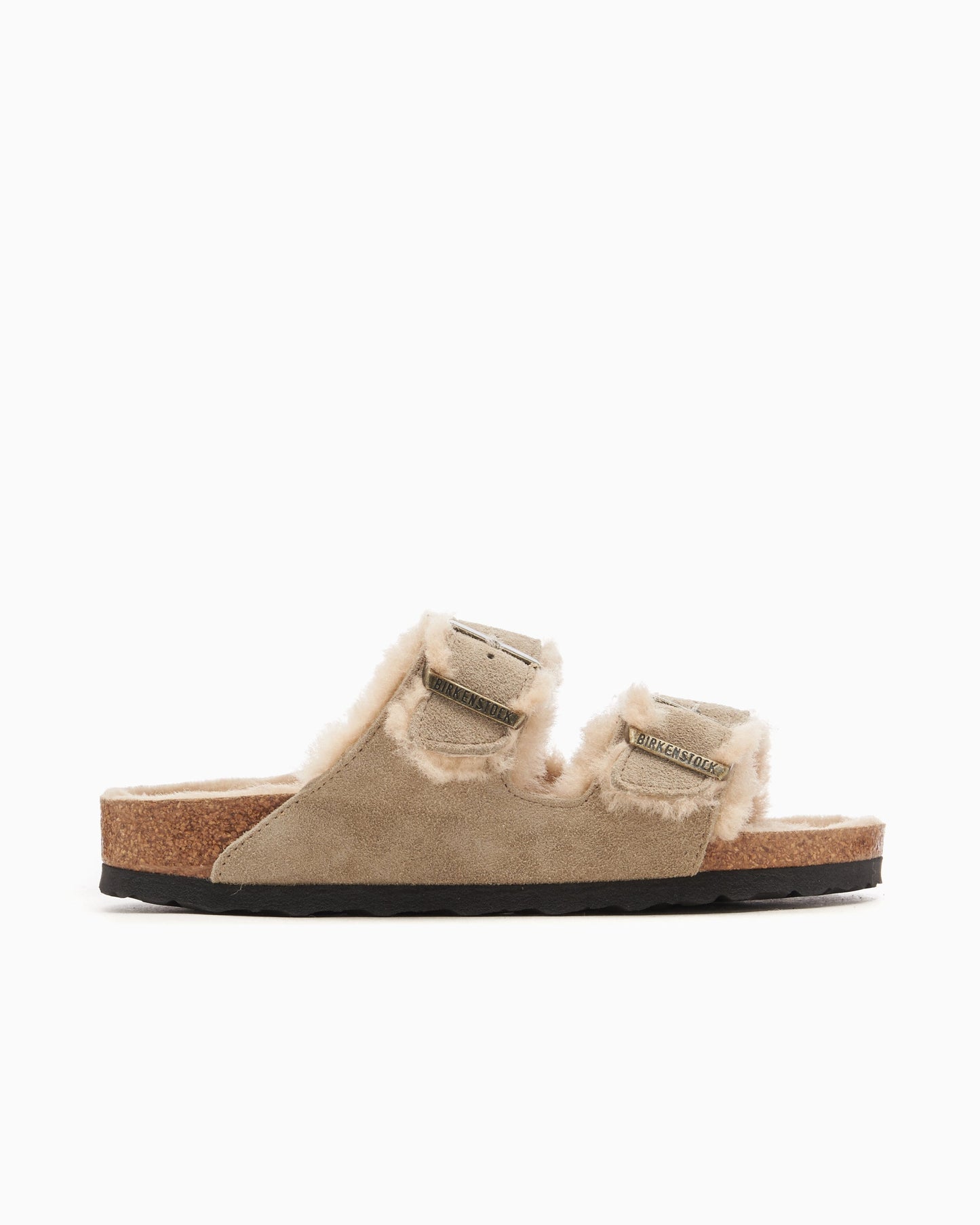 BIRKENSTOCK Arizona Shearling Suede Leather Narrow