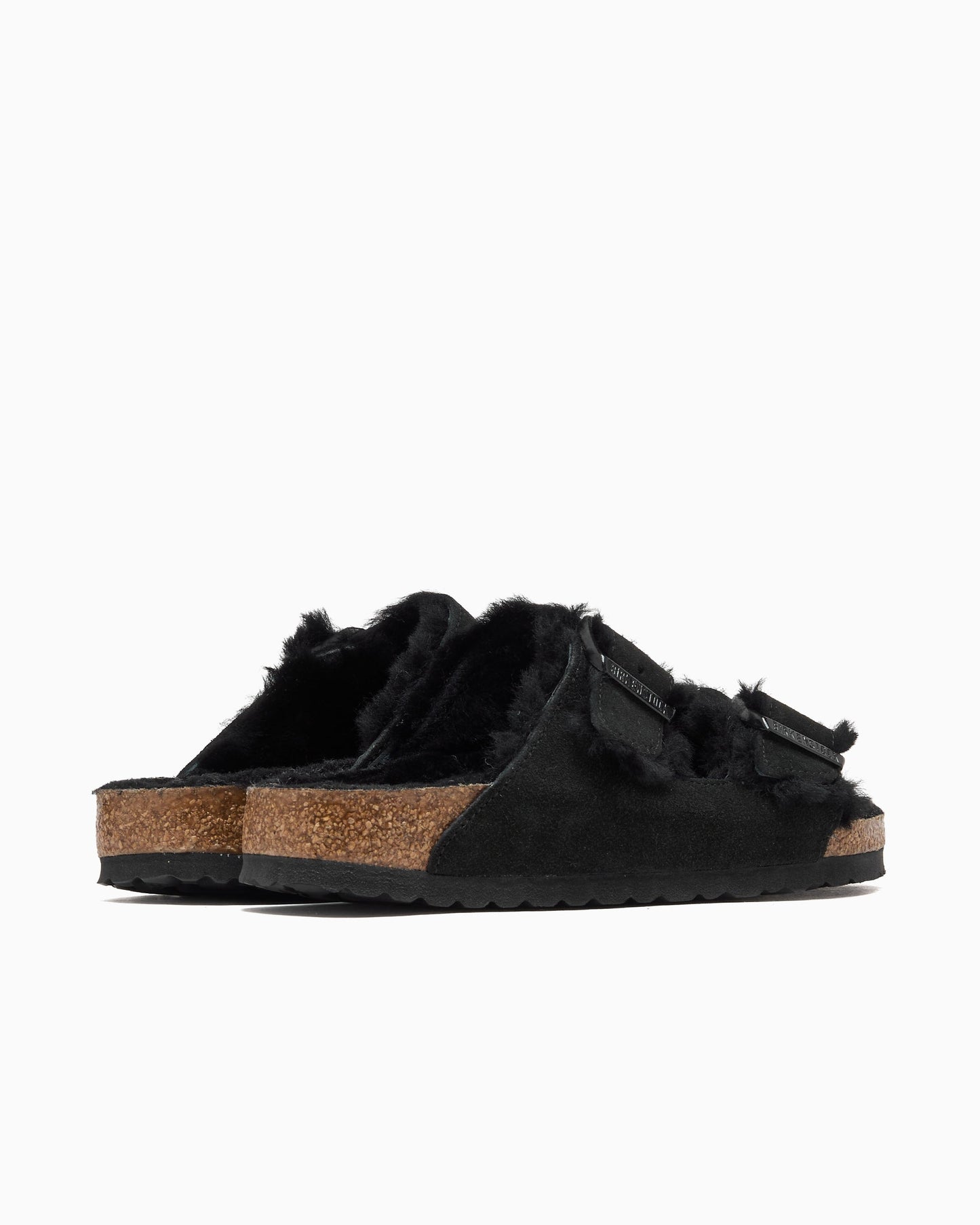 BIRKENSTOCK Arizona Shearling Suede Leather Narrow