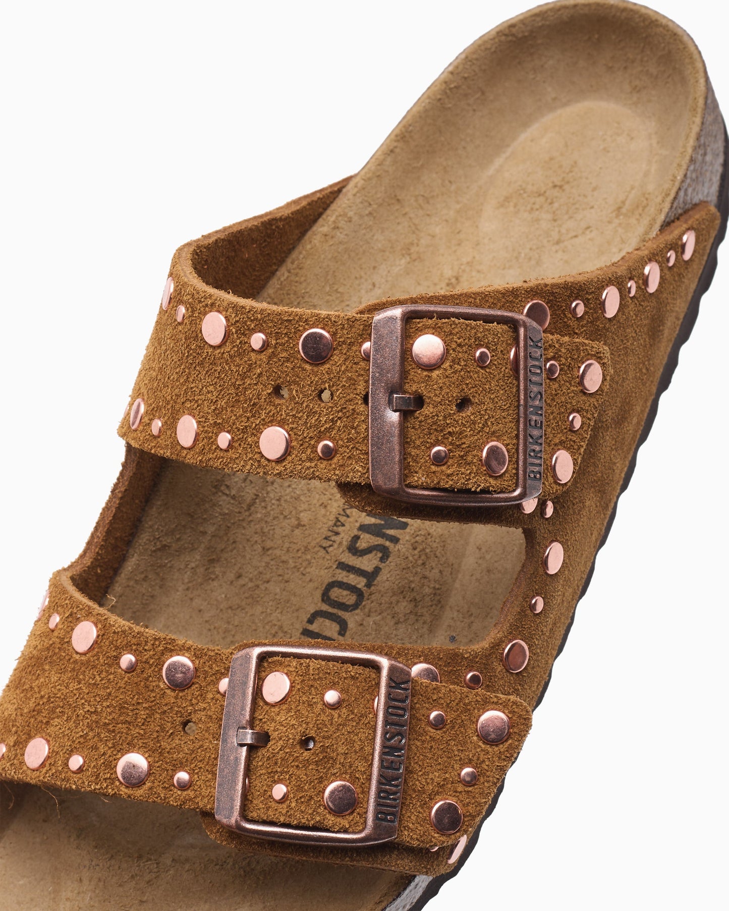 BIRKENSTOCK Women's Arizona Rivet Suede Leather Narrow