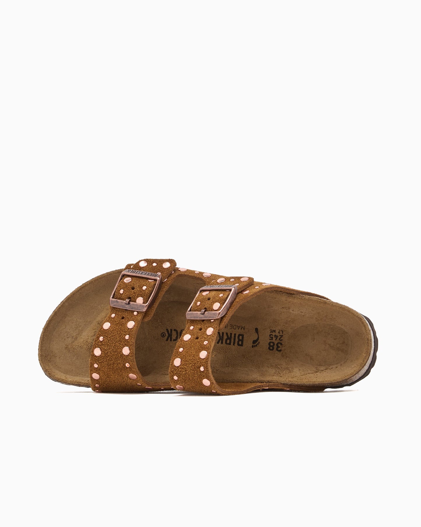 BIRKENSTOCK Women's Arizona Rivet Suede Leather Narrow