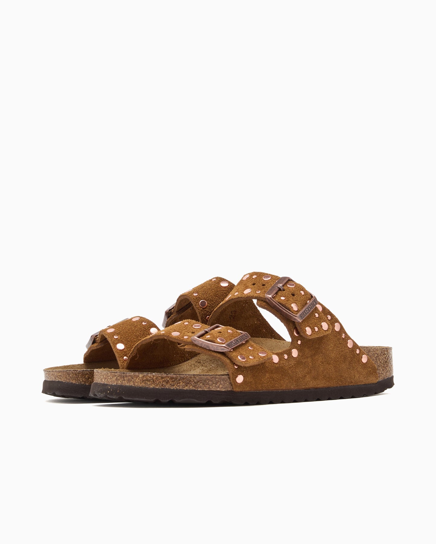 BIRKENSTOCK Women's Arizona Rivet Suede Leather Narrow