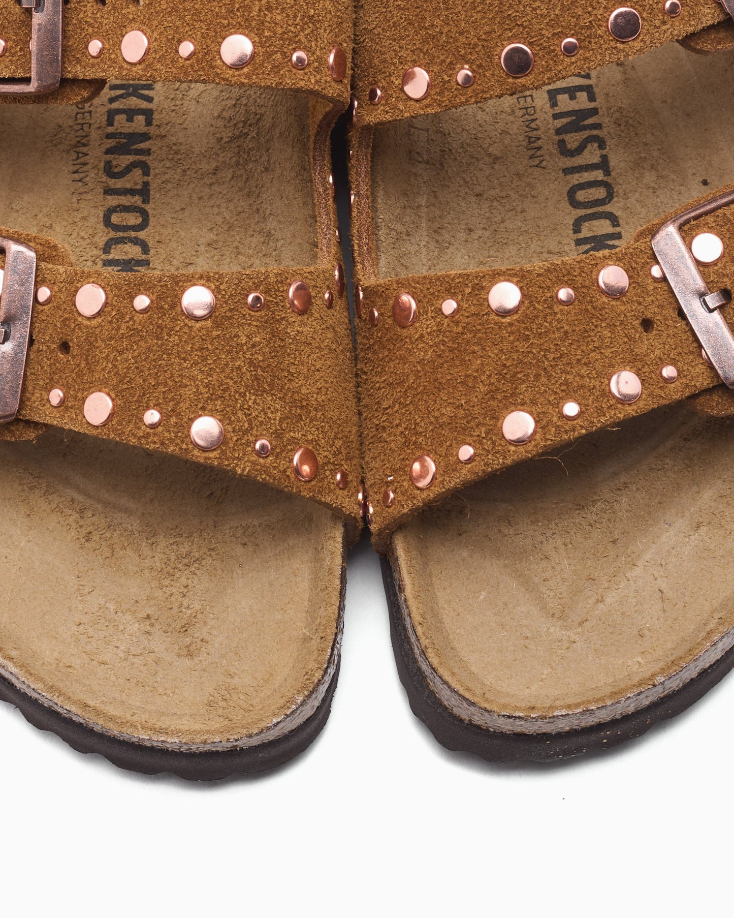 BIRKENSTOCK Women's Arizona Rivet Suede Leather Narrow