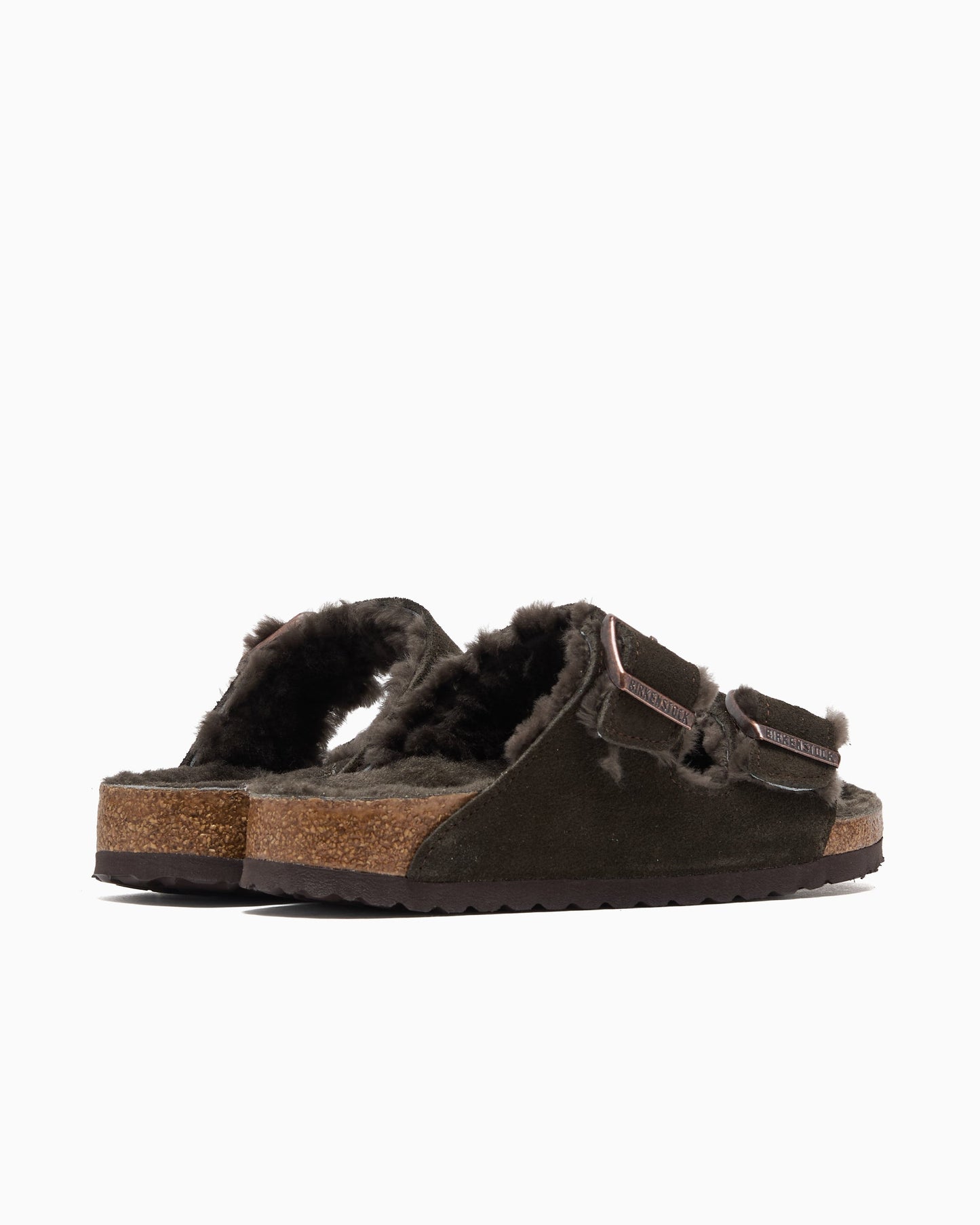 BIRKENSTOCK Women's Arizona Shearling Suede Narrow