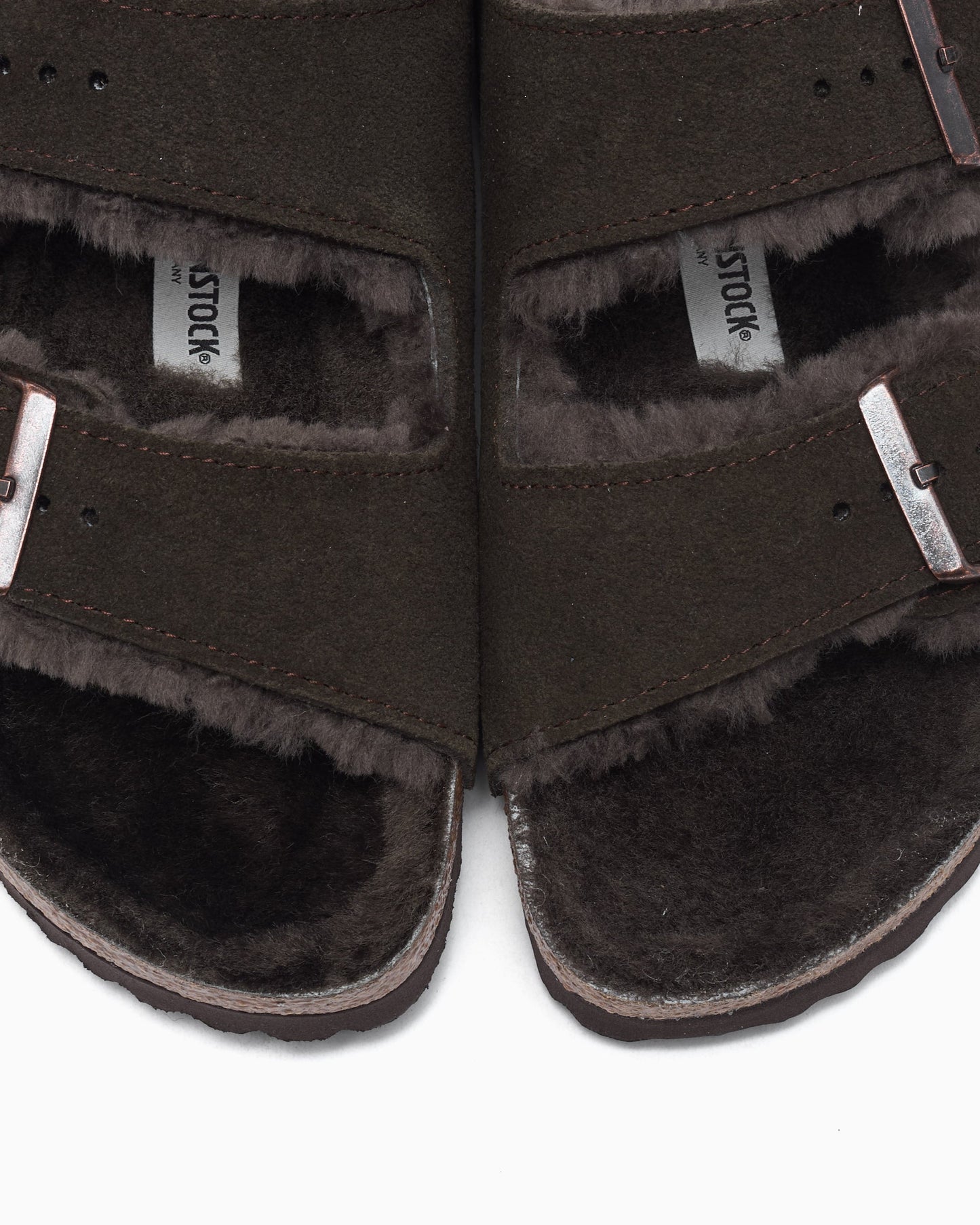 BIRKENSTOCK Women's Arizona Shearling Suede Narrow