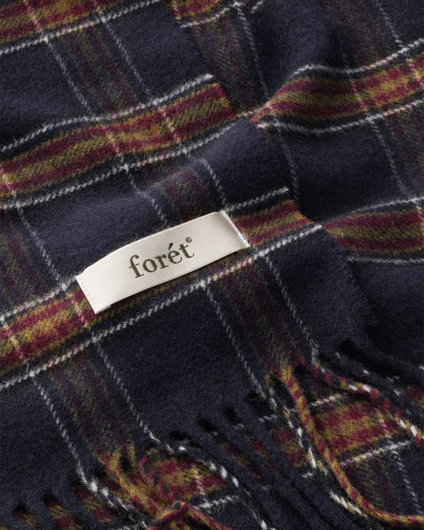 Bufanda de cuadros forét Unisex
