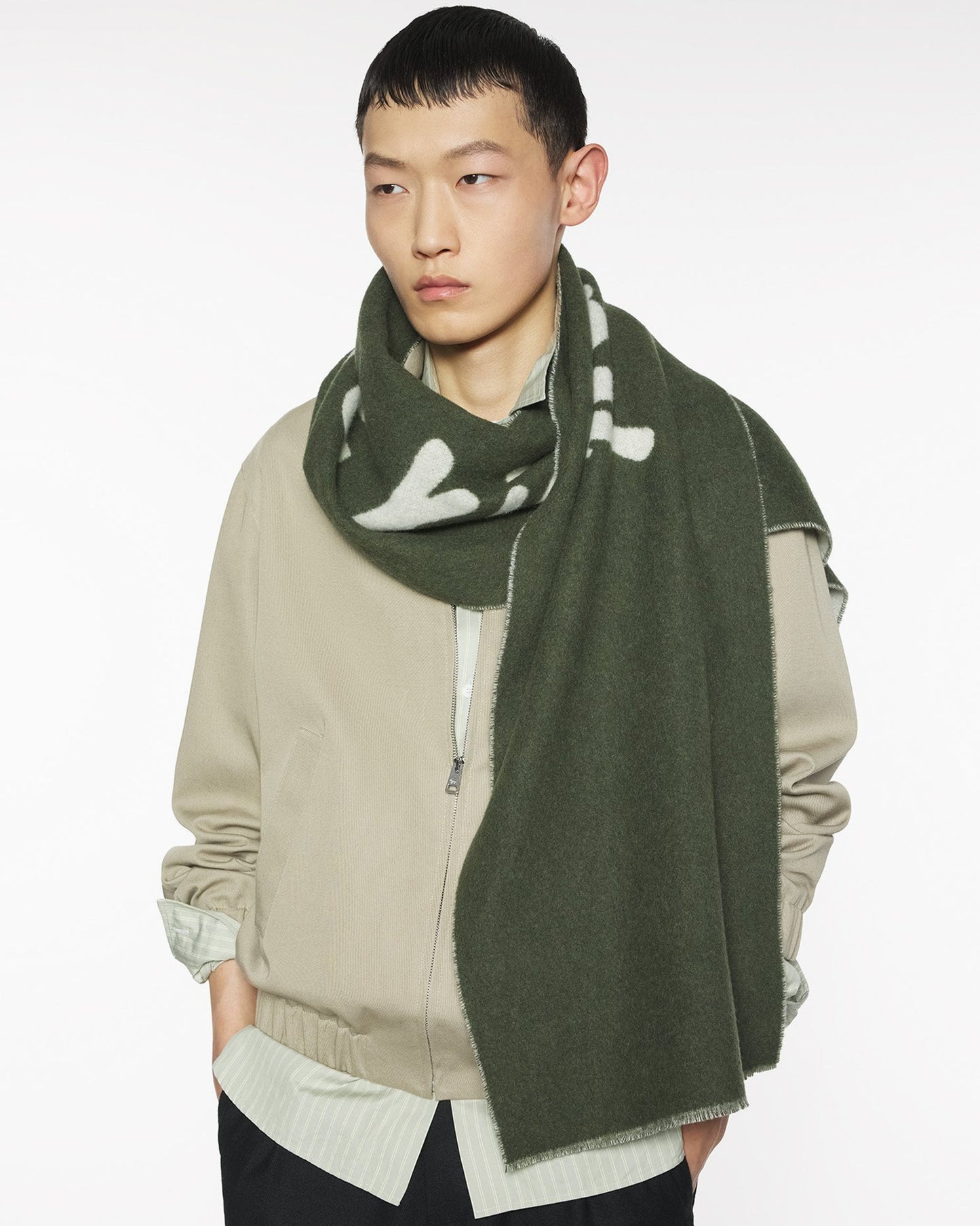 Bufanda Maison Kitsuné Handwriting Unisex