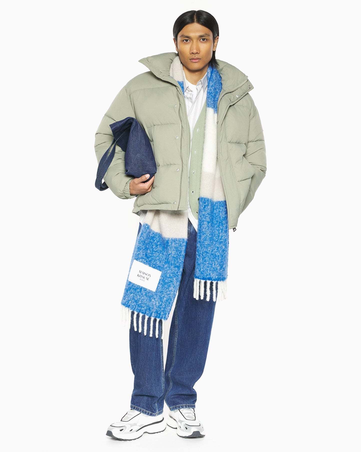 Bufanda a rayas Maison Kitsuné Unisex