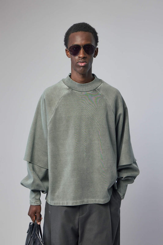 Raglan Layered Longsleeve Tee