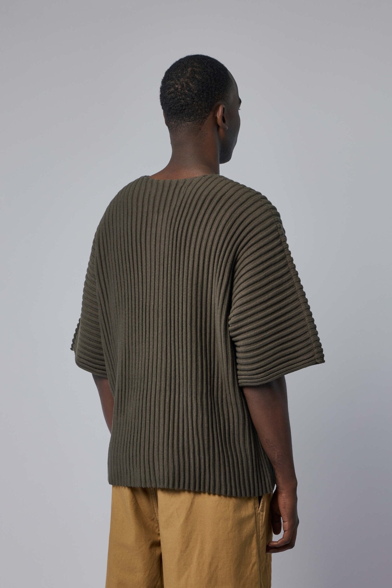 Ribbed Knit Kimono Top