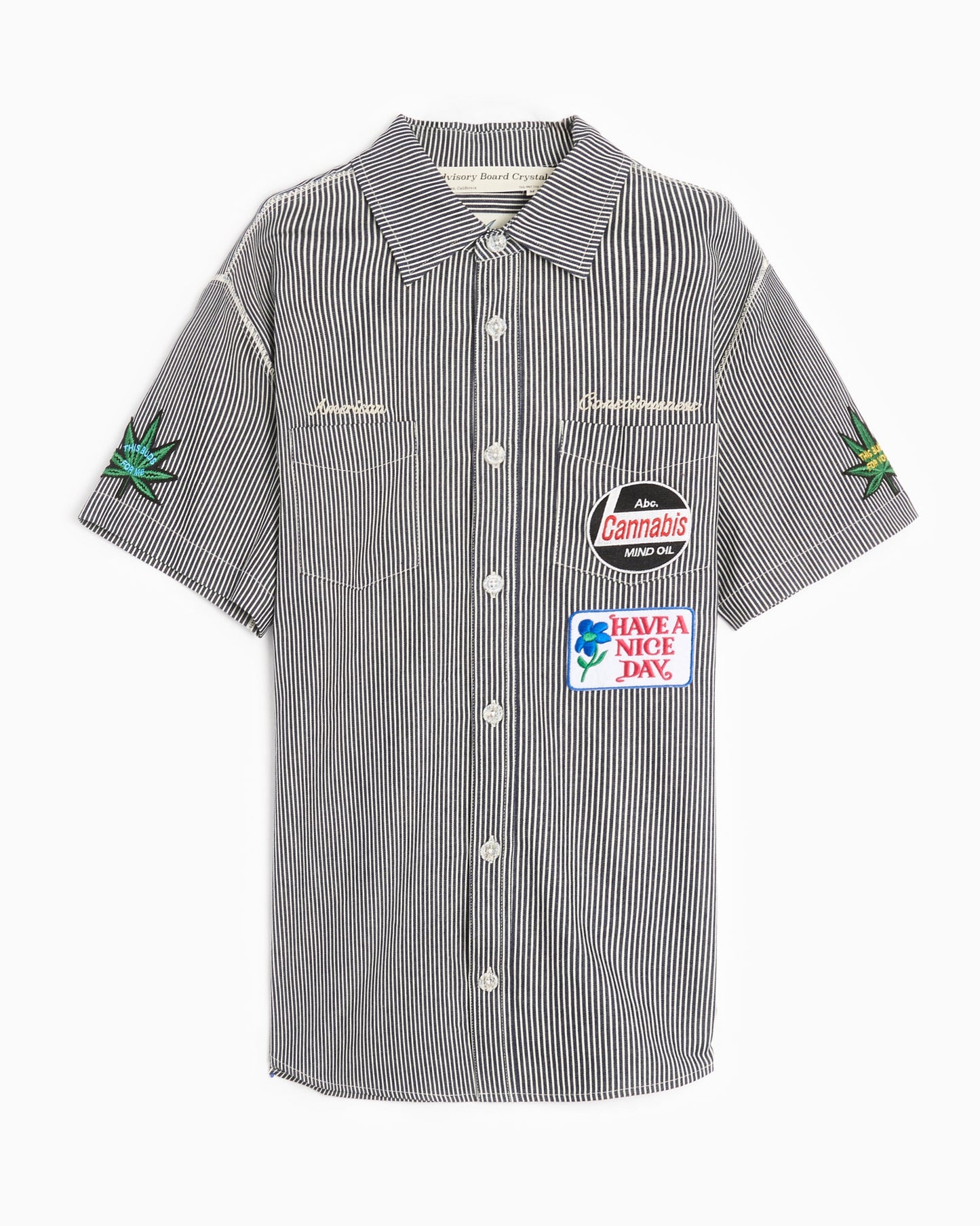 Camisa Advisory Board Crystals Abc. California Men's Short Sleeve Shirt para hombre